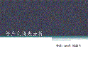 泛海建设资产负债表分析PPT演示课件.pptx