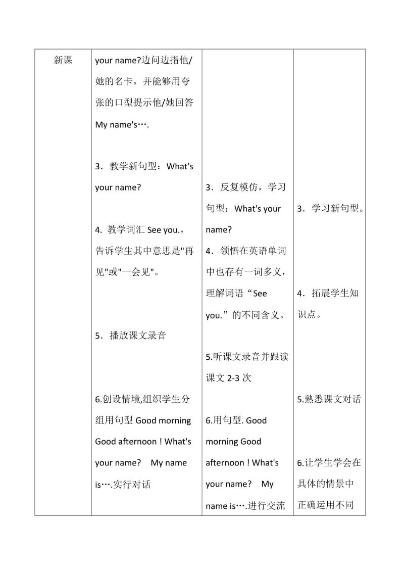 外研版三年级上册英语Module 2 Unit 2 Whats your name教学课例.doc_第3页