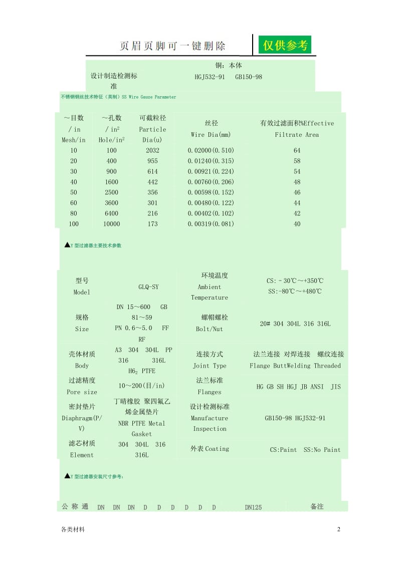 Y型过滤器技术参数[苍松书屋].doc_第2页