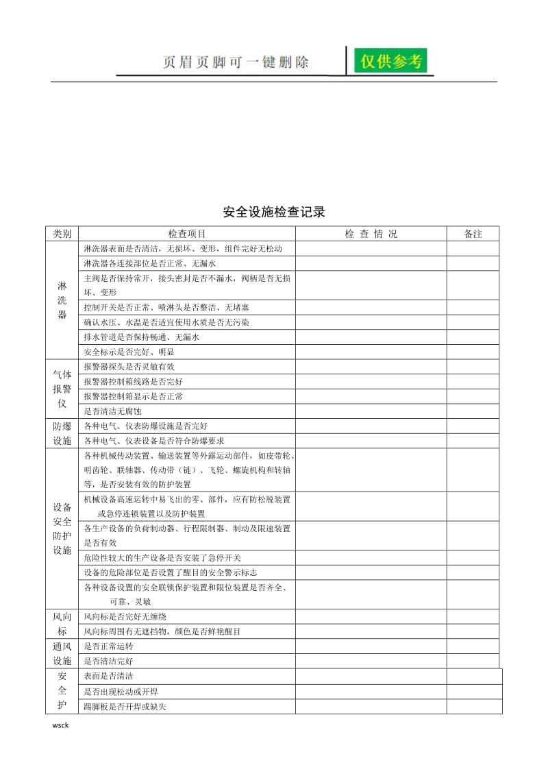 安全设施检查维护保养记录[苍松书屋].doc_第2页