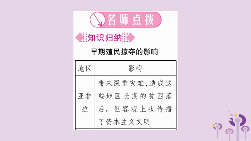 2019年秋九年级历史上册 第5单元 步入近代 第16课 早期殖民掠夺习题课件 新人教版.pptx_第2页