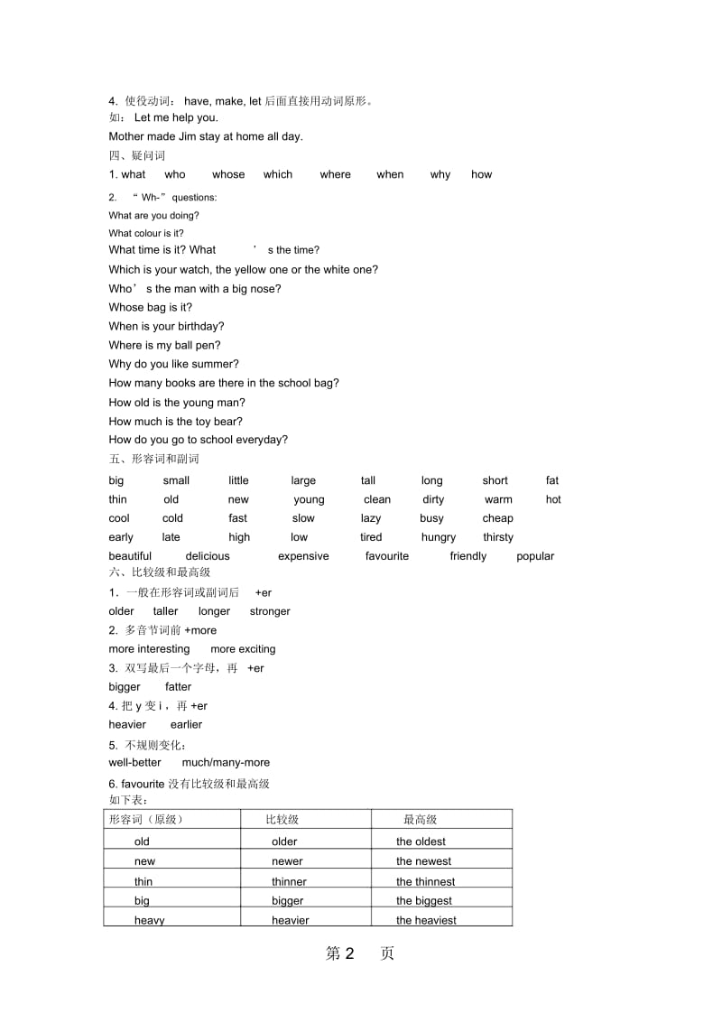 英语：小升初复习要点归纳.docx_第2页