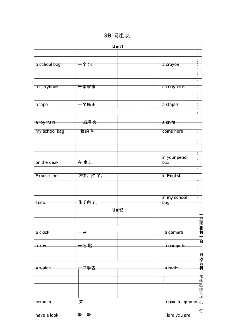 苏教牛津版英语三年级下册：词组表.docx_第1页