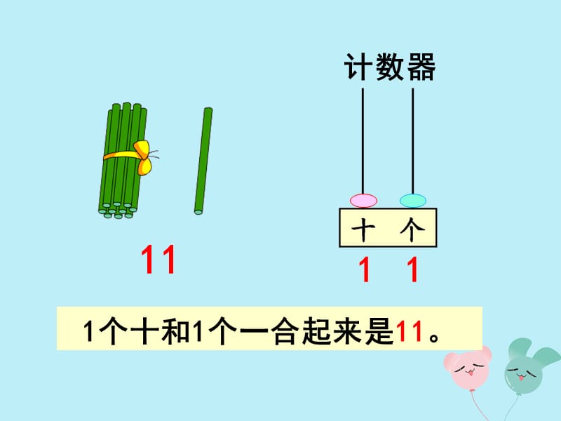 2018-2019学年一年级数学上册 第九单元 认识11-20各数 课时2 数的组成、读数、写数教学课件 苏教版.ppt_第2页