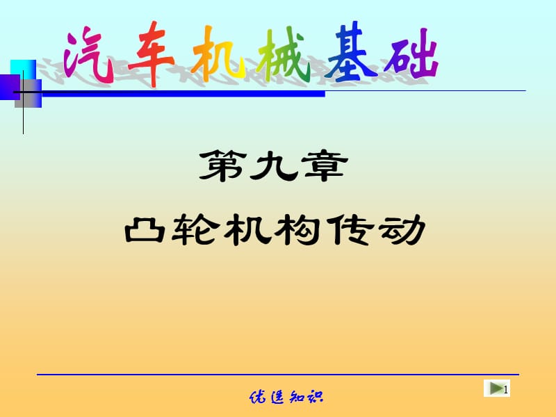 凸轮机构传动【借鉴教学】.ppt_第1页