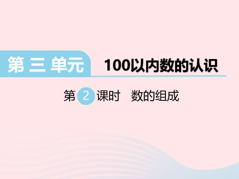 一年级数学下册 第三单元《100以内数的认识》（第2课时 数的组成）课件 冀教版.ppt_第1页