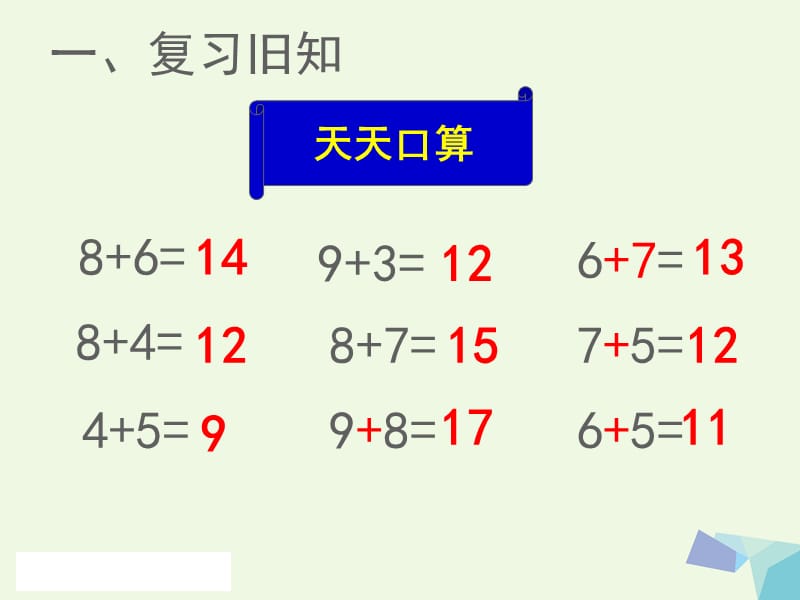 一年级数学上册 20以内的进位加法 整理和复习课件（新版）新人教版.ppt_第2页