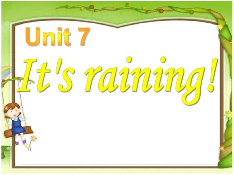 2014人教版英语七年级下册unit7_It‘s_raining!语法精讲.docx_第1页