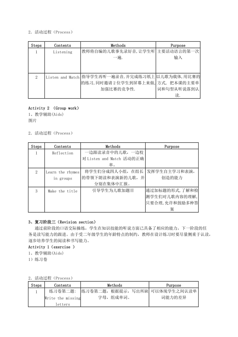 二年级英语上册 Unit 7 Weather 第六课时教案 沪教牛津版.doc_第3页