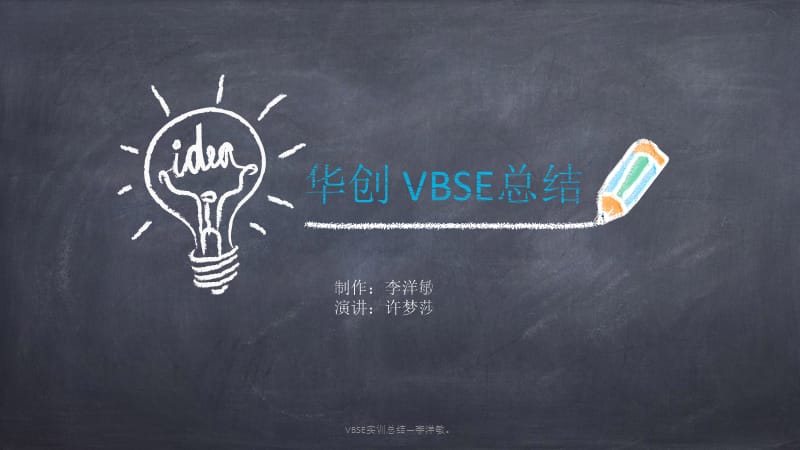 VBSE实训总结—李洋敏课件.pptx_第1页