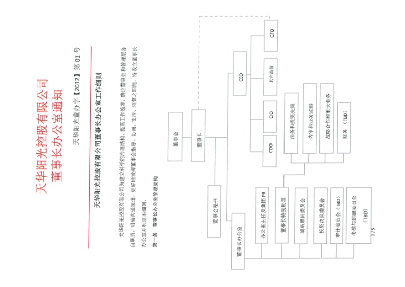 SKY.01.04 - 董事长办公室工作细则.pdf_第1页