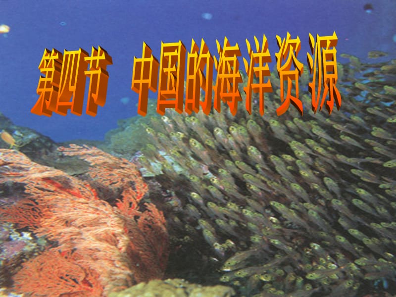 34中国的海洋资源1.ppt_第1页