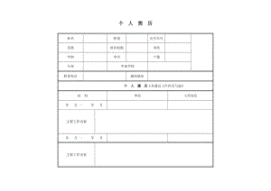 公司招聘简历模板.doc