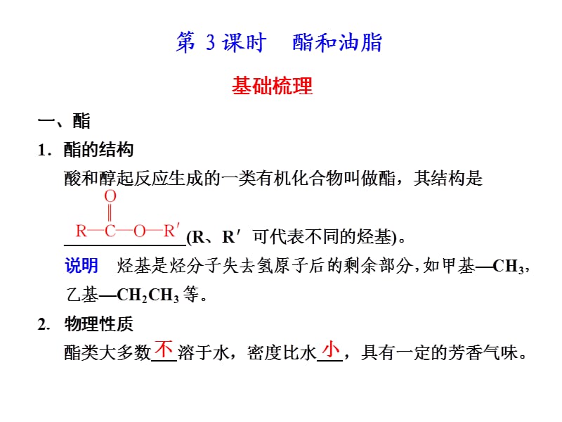 高一化学酯和油脂课件.ppt_第1页