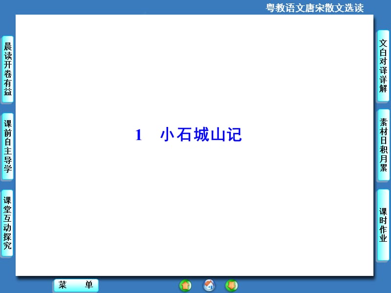 高中语文(粤教版)选修唐宋散文选读)第1单元同步1课件.ppt_第2页