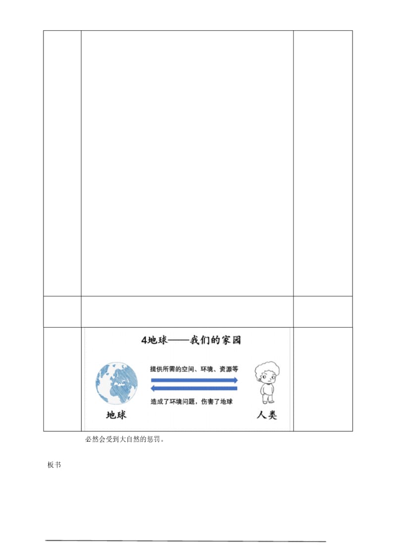 部编人教版六年级道德与法治下册《4地球——我们的家园》(第一课时) 教案.docx_第3页