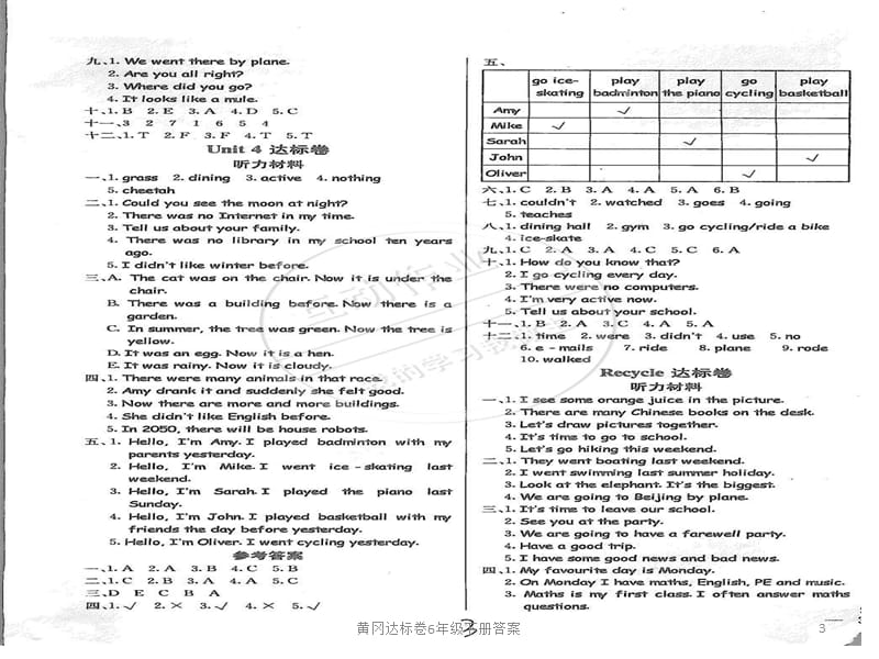 黄冈达标卷6年级下册答案课件.pptx_第3页