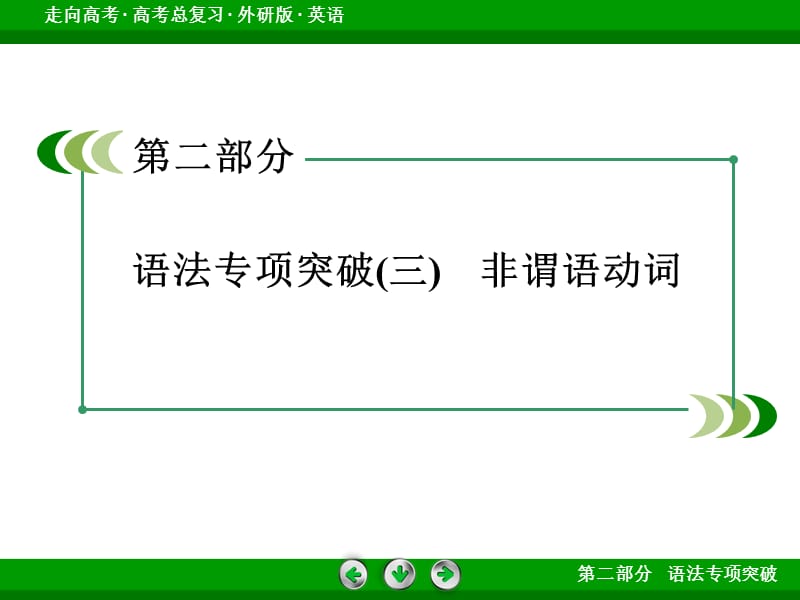 高三英语一轮(外研版)复习语法专项突破3课件.ppt_第3页