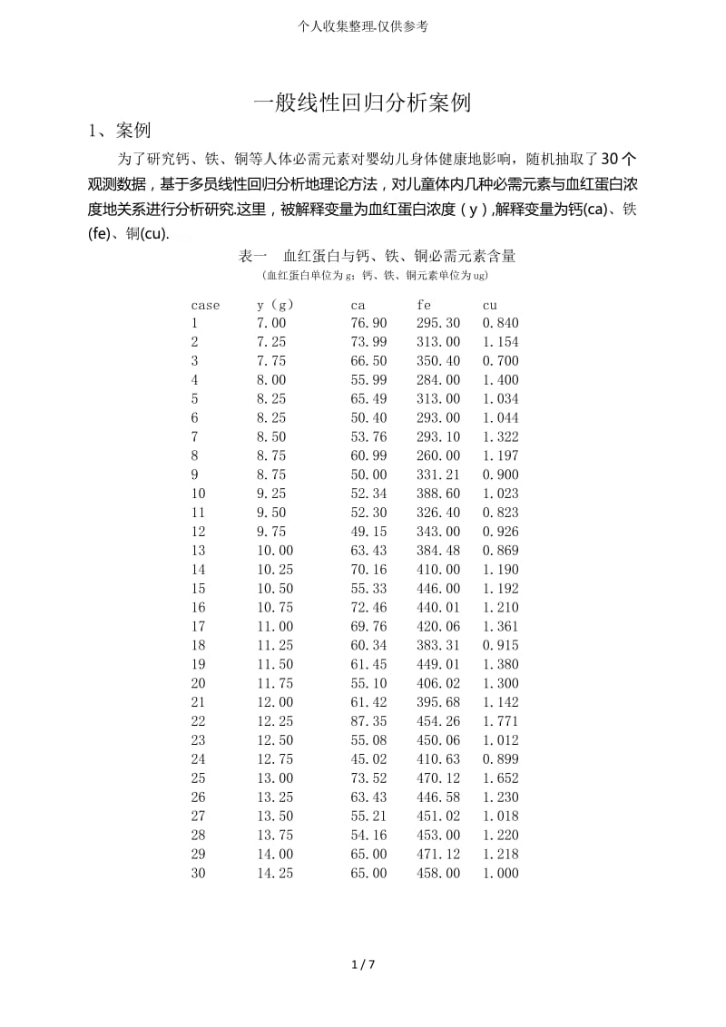 一般线性回归分析研究案例.docx_第1页