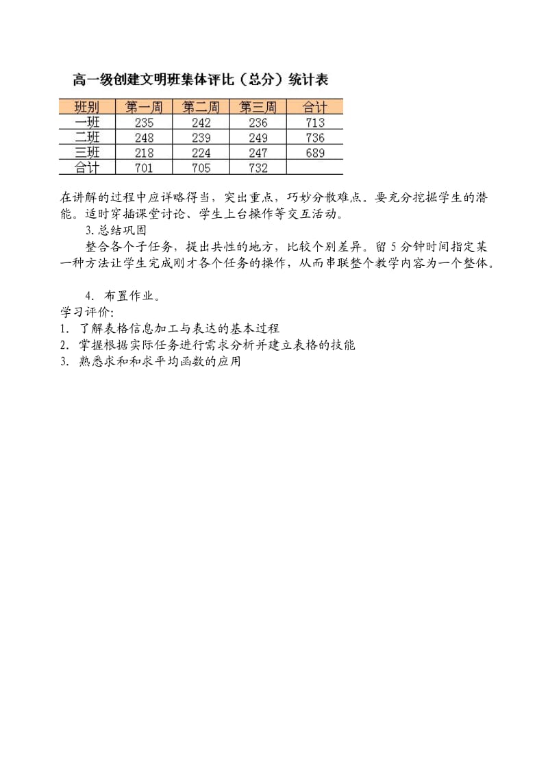 表格信息的加工与表达说课.doc_第3页