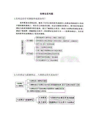 伤寒思考题.doc