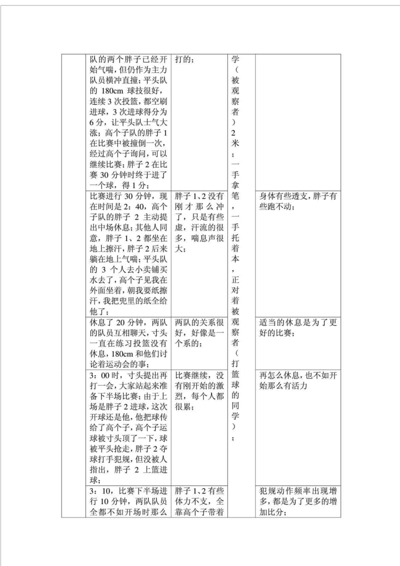 大学生体育运动调查实地观察笔记.doc_第3页