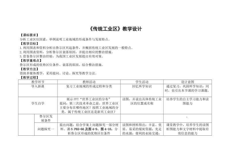 传统工业区教学设计.doc_第1页