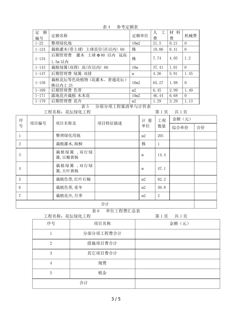 园林工程预决算试卷.docx_第3页