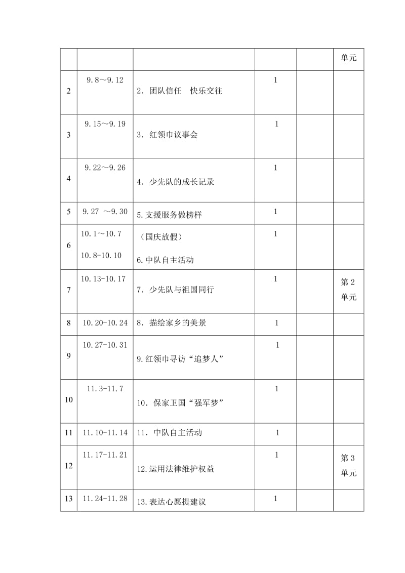 六上少先队活动计划.docx_第3页