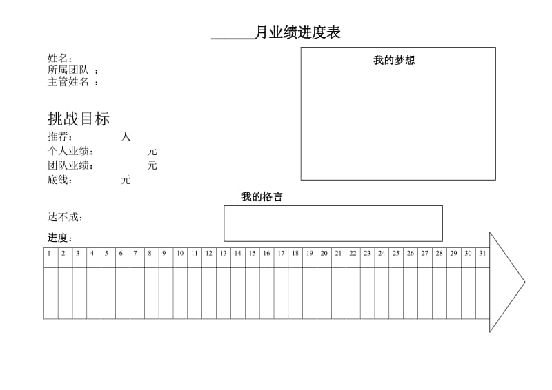 业绩进度表.doc_第1页