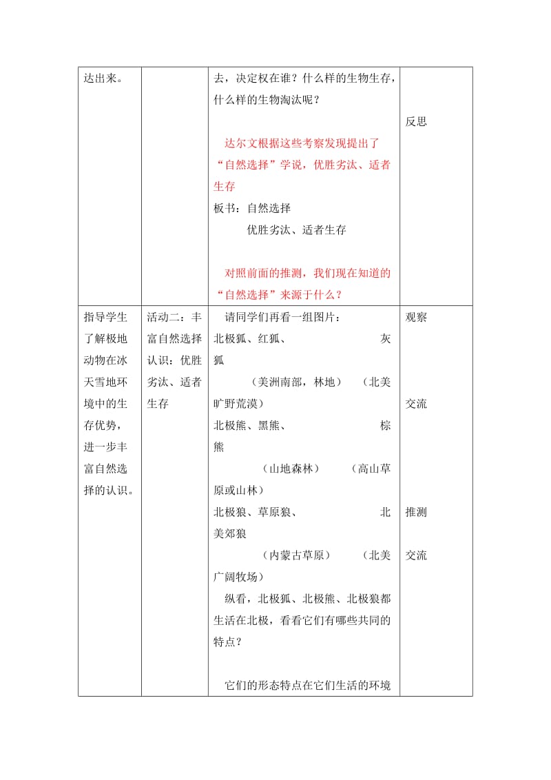 教科版小学科学六年级上册《谁选择了它们》教案.doc_第3页