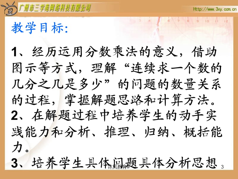 人教版六年级数学上册分数乘法《解决问题一》PPT课件[谷风课堂].ppt_第3页