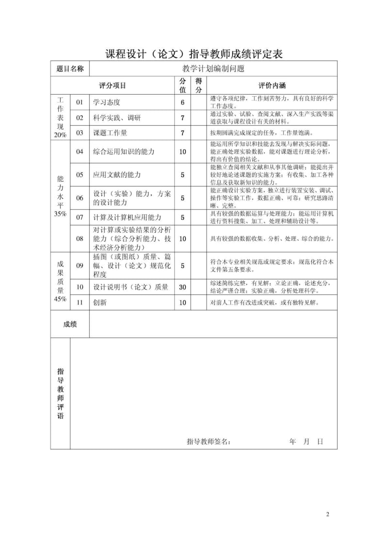 教学计划编制问题课程设计数据结构.doc_第3页