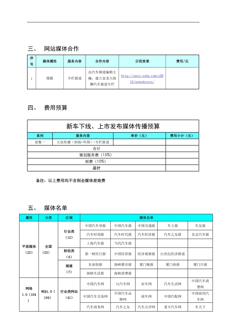 新车下线、上市发布媒体传播方案.doc_第2页