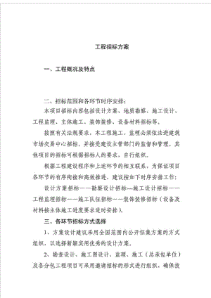 工程招标方案.doc