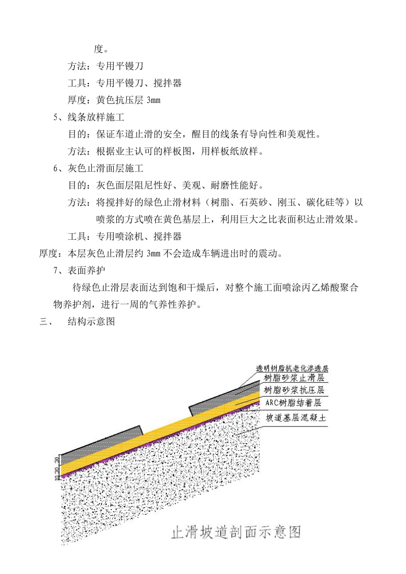 无震动防滑车道施工方案.doc_第2页