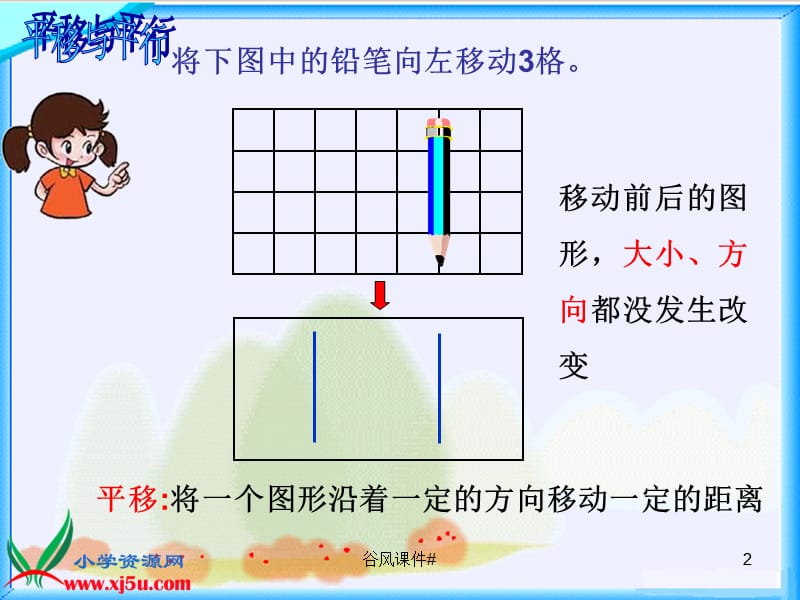 北师大小学数学四年级上册平行与平移课件[优课教资].ppt_第2页