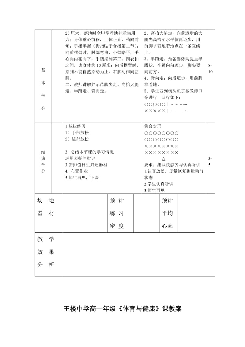 高一体育课教案7篇.doc_第2页