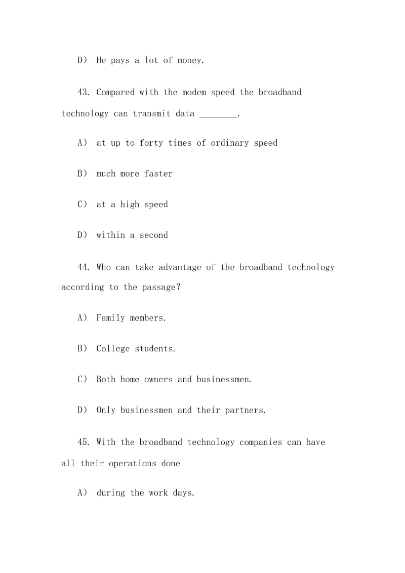 大学英语三级考试阅读理解模拟题及答案.doc_第3页