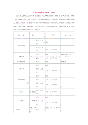 武汉大学人民医院 湖北省人民医院.doc