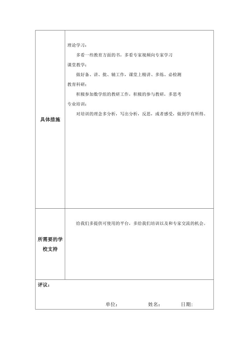 杨军瑞个人专业发展规划.docx_第2页