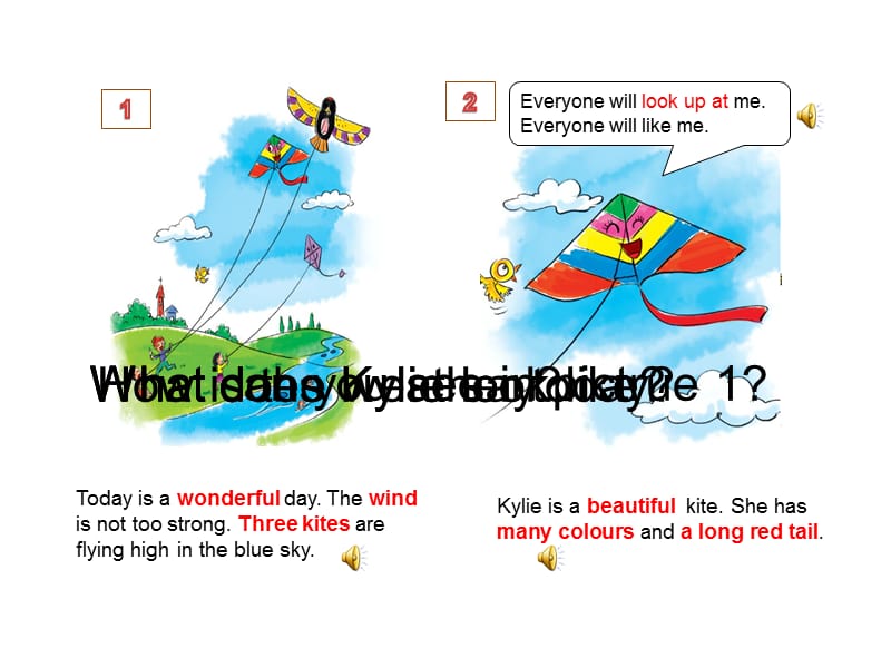 冀教版六年级英语下册《Unit 3 What Will You Do This Summer.Lesson 18 Three Kites in the Sky》课件_4.pptx_第3页