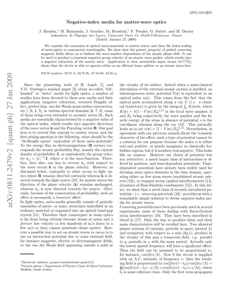 Negativeindex media for matterwave optics.pdf_第1页