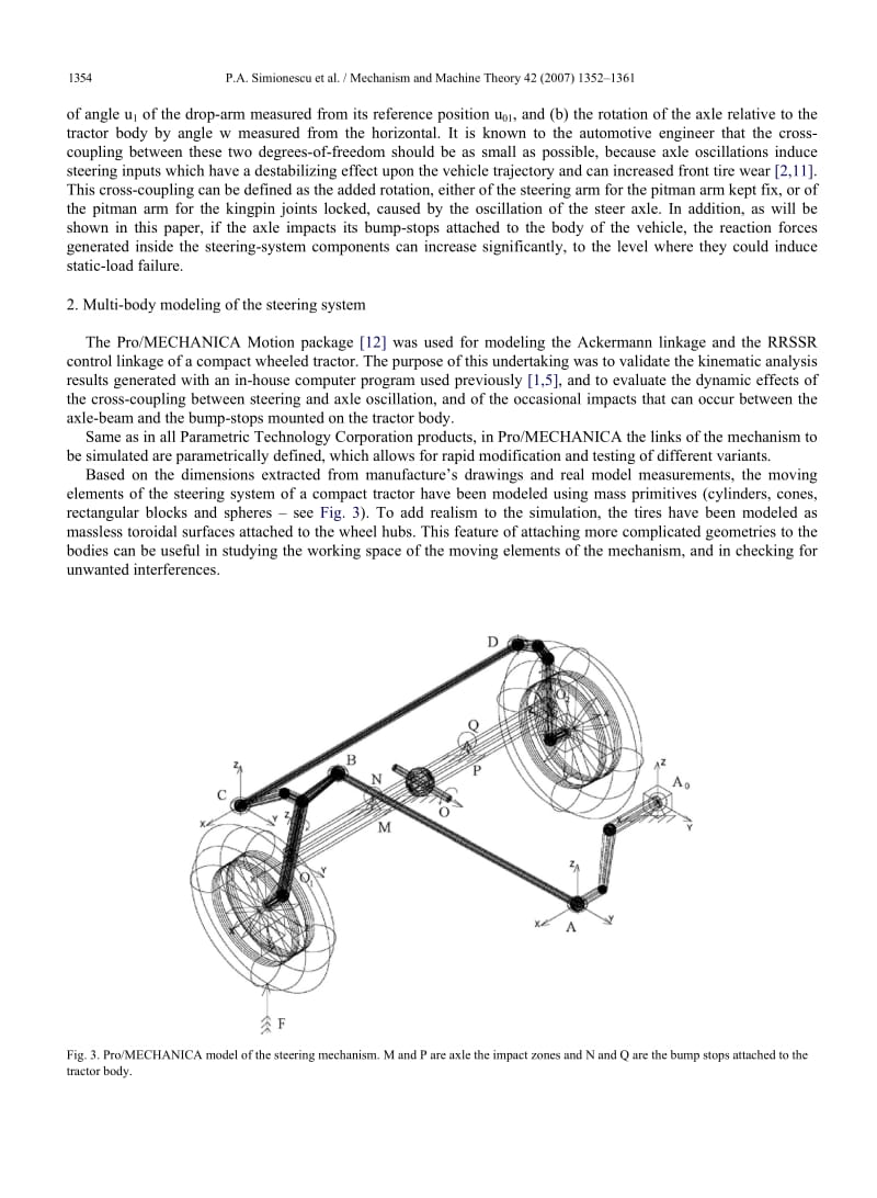 Dynamic effect of the bump steer in a wheeled tractor.doc_第3页