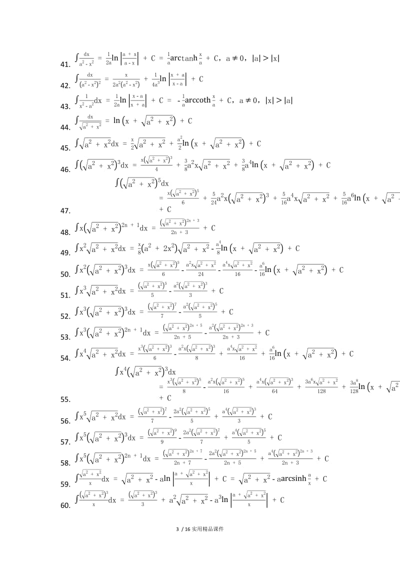 常用函数积分表(增强版).docx_第3页