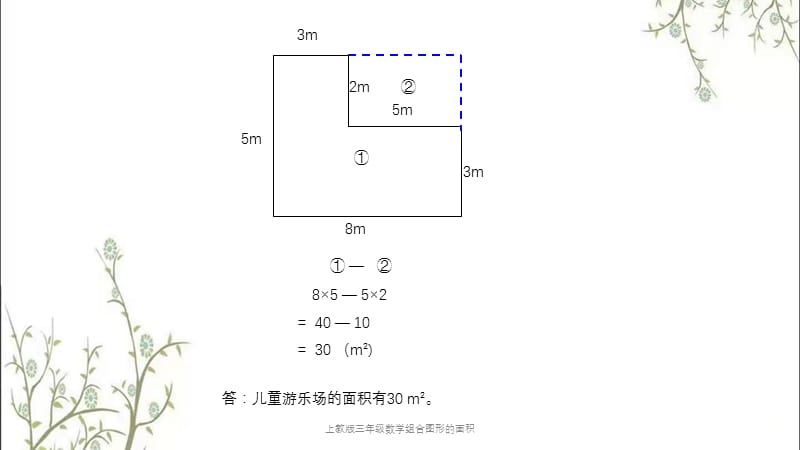 上教版三年级数学组合图形的面积课件.ppt_第3页