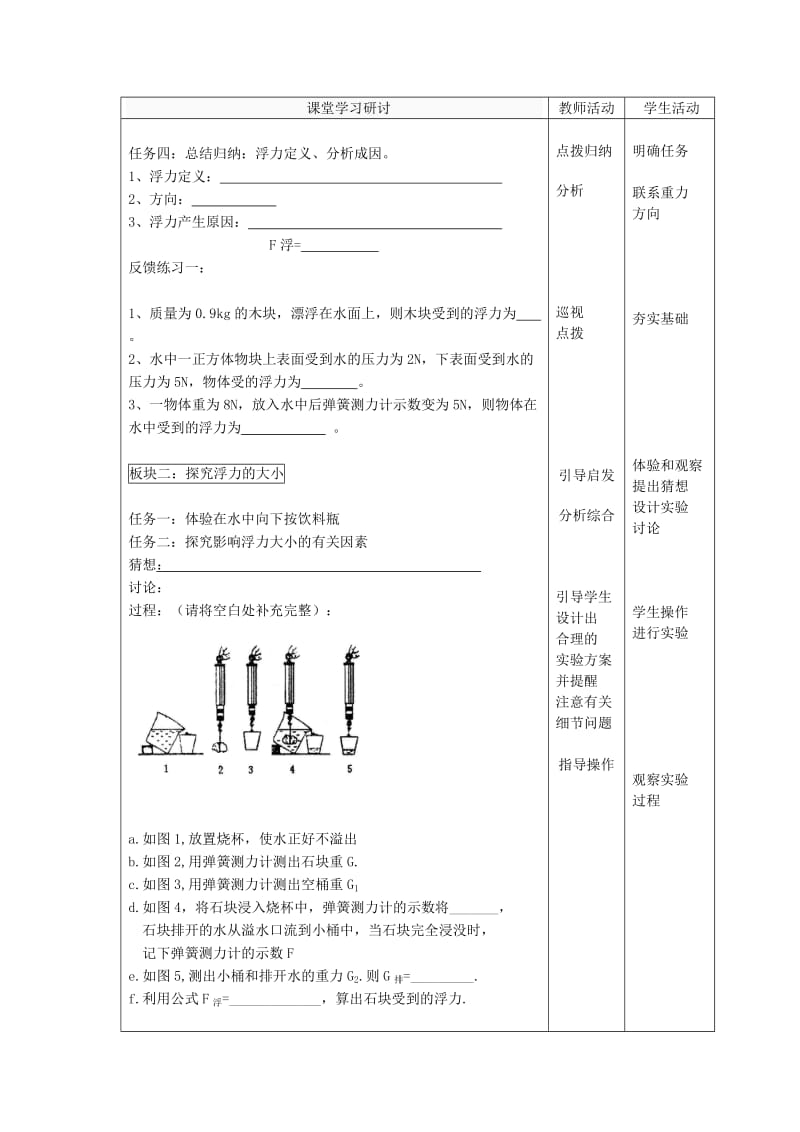 新人教版初中物理九年级《浮力》教学案.doc_第2页