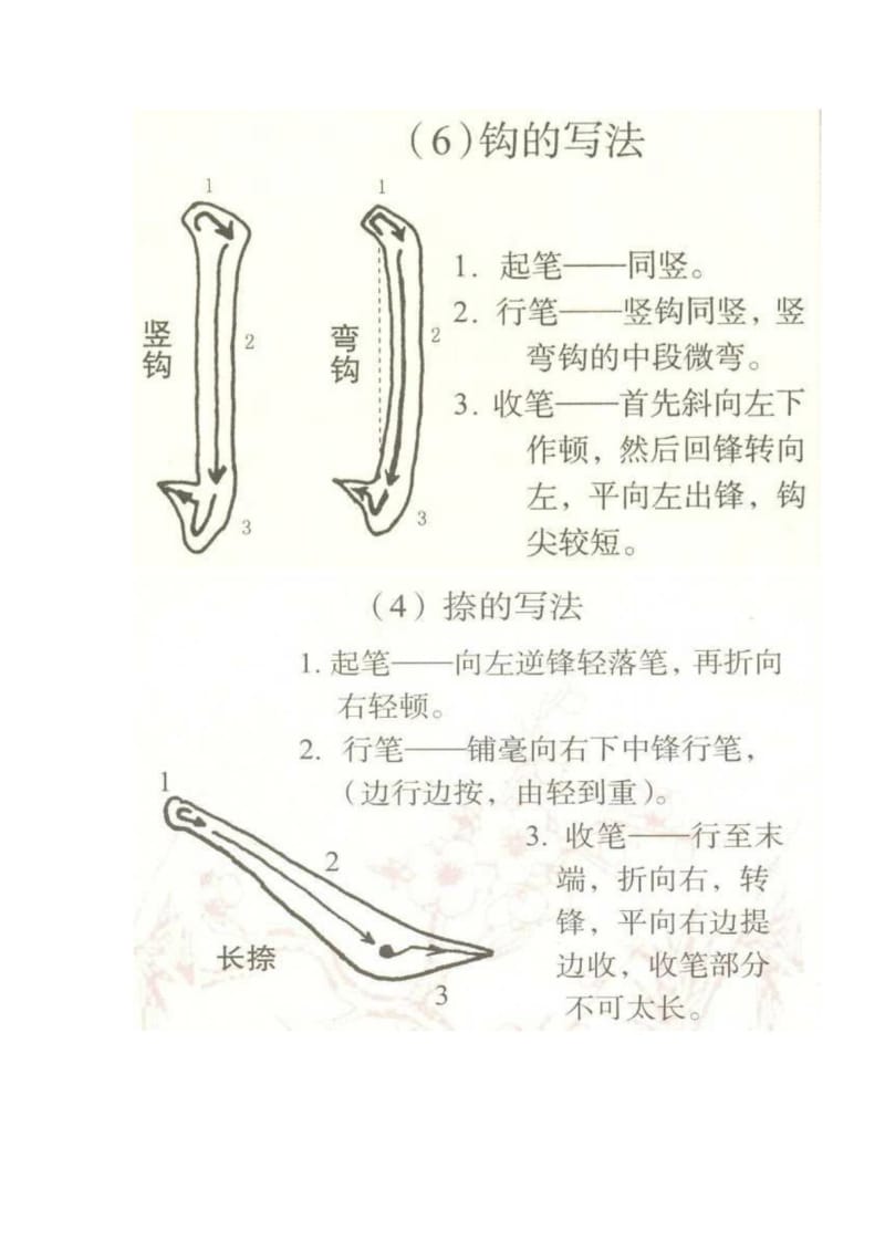 毛笔字基本笔画及常用字练习.doc_第3页