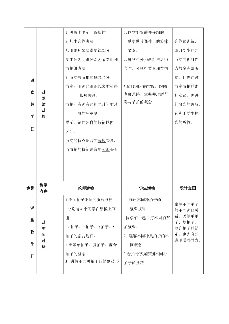 乐理课《节奏节拍》教学设计.doc_第3页