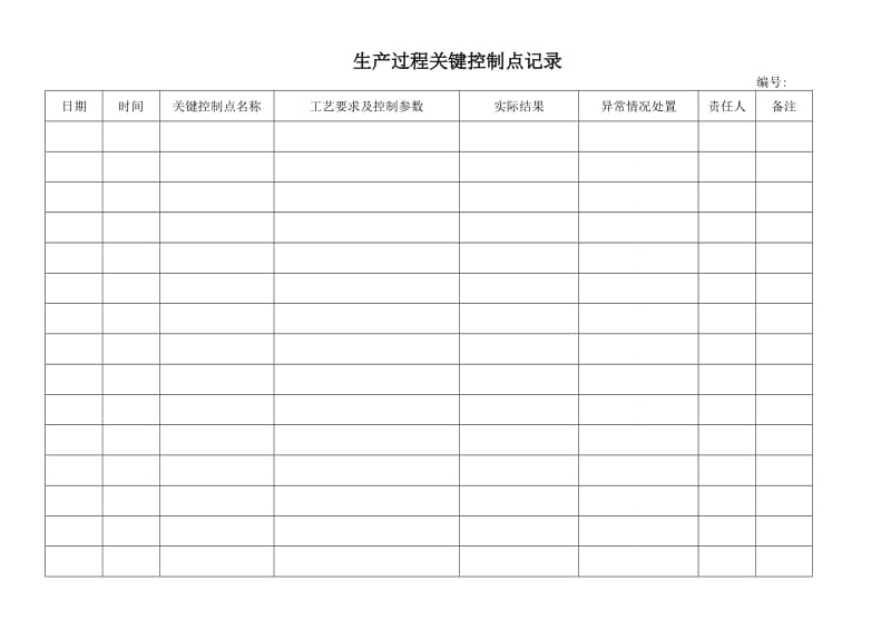 生产过程关键控制点记录.doc_第1页